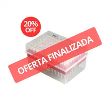 Ponteira universal com filtro 20µL, cor neutra, estéril, baixa retenção, Axygen - rack 96 unid.